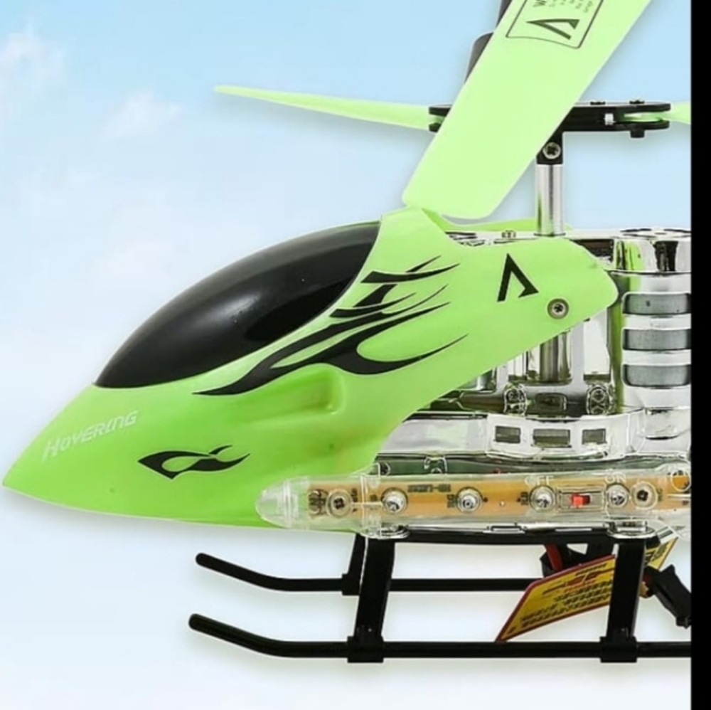 Green Remote Control Helicopter - Picture 2 of 6